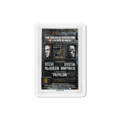 Papillon 1973 Movie Poster Refrigerator Magnet 3 Inch - The Sticker Space