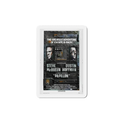 Papillon 1973 Movie Poster Refrigerator Magnet 6 Inch - The Sticker Space