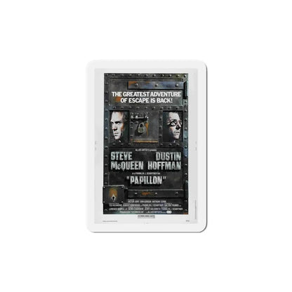 Papillon 1973 Movie Poster Refrigerator Magnet - The Sticker Space