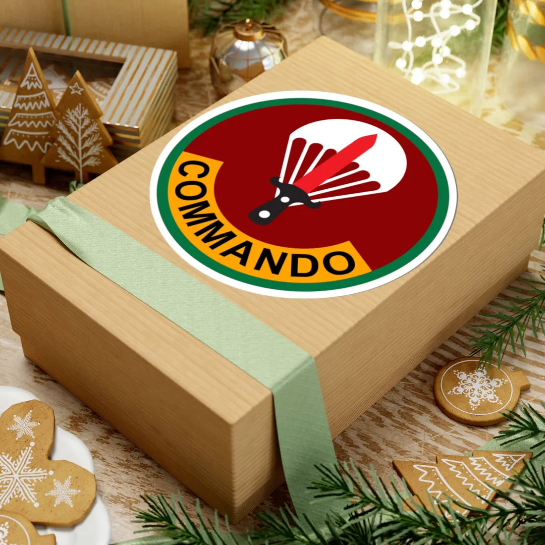 Para Commando Brigade Bangladesh Formation Sign (Bangladesh) (Coat of Arms) STICKER Vinyl Kiss-Cut Decal - The Sticker Space