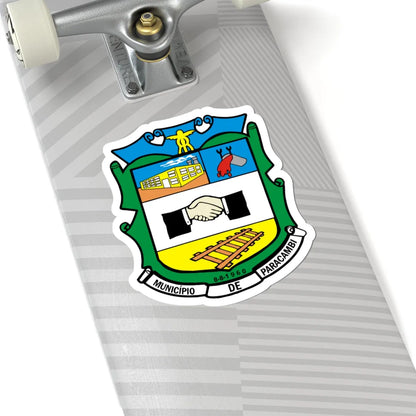 Paracambi brasao (Brazil) (Coat of Arms) STICKER Vinyl Kiss-Cut Decal - The Sticker Space