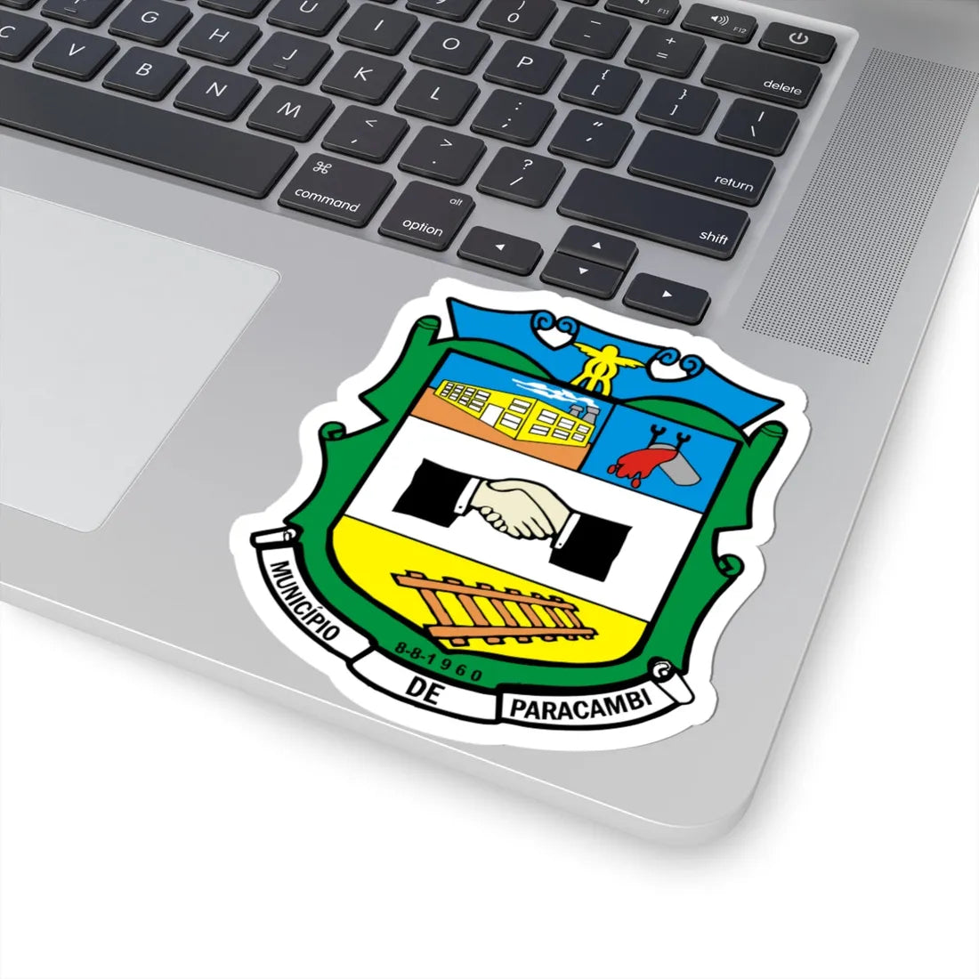 Paracambi brasao (Brazil) (Coat of Arms) STICKER Vinyl Kiss-Cut Decal - The Sticker Space