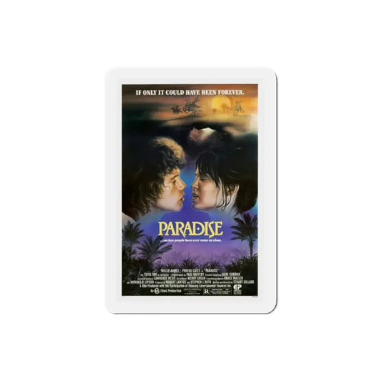 Paradise 1982 Movie Poster Refrigerator Magnet 2 Inch - The Sticker Space