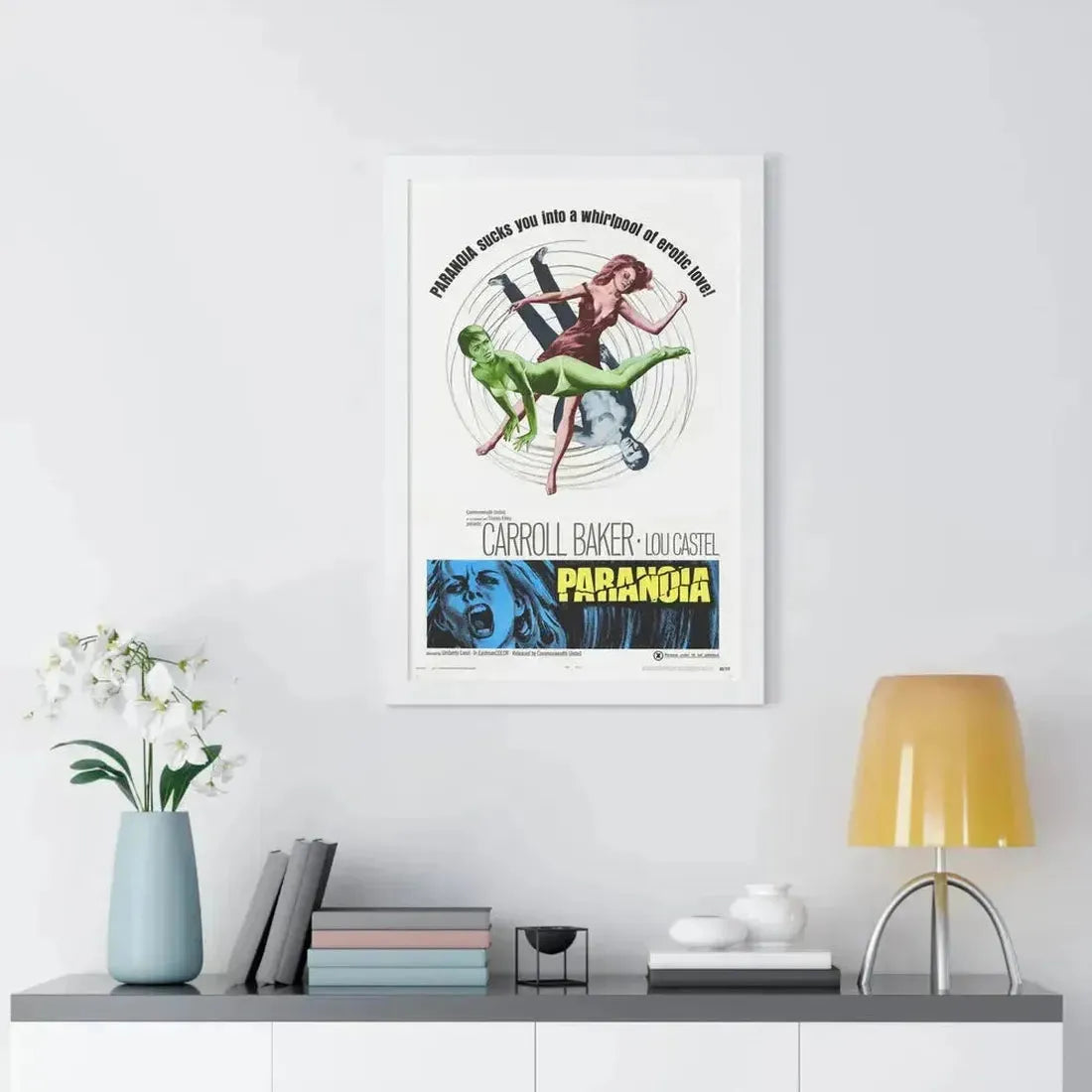 PARANOIA 1969 - Framed Movie Poster - The Sticker Space