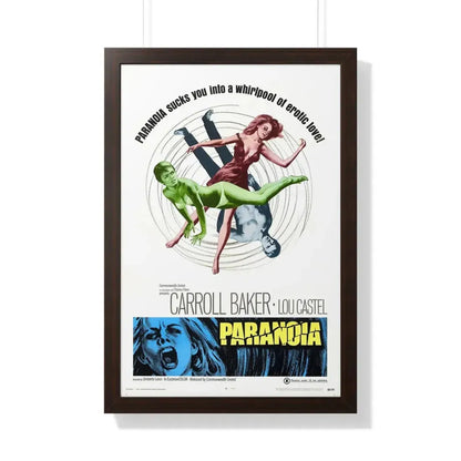 PARANOIA 1969 - Framed Movie Poster - The Sticker Space