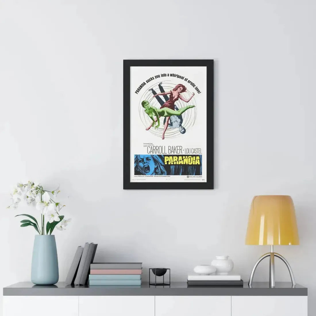 PARANOIA 1969 - Framed Movie Poster - The Sticker Space
