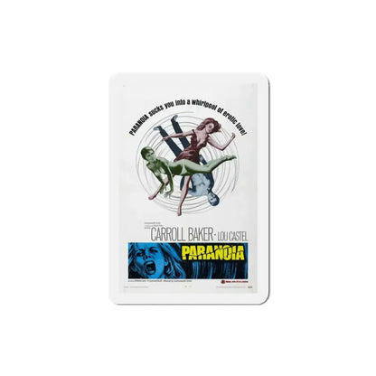 Paranoia 1969 Movie Poster Refrigerator Magnet 3 Inch - The Sticker Space