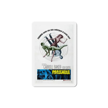 Paranoia 1969 Movie Poster Refrigerator Magnet 4 Inch - The Sticker Space