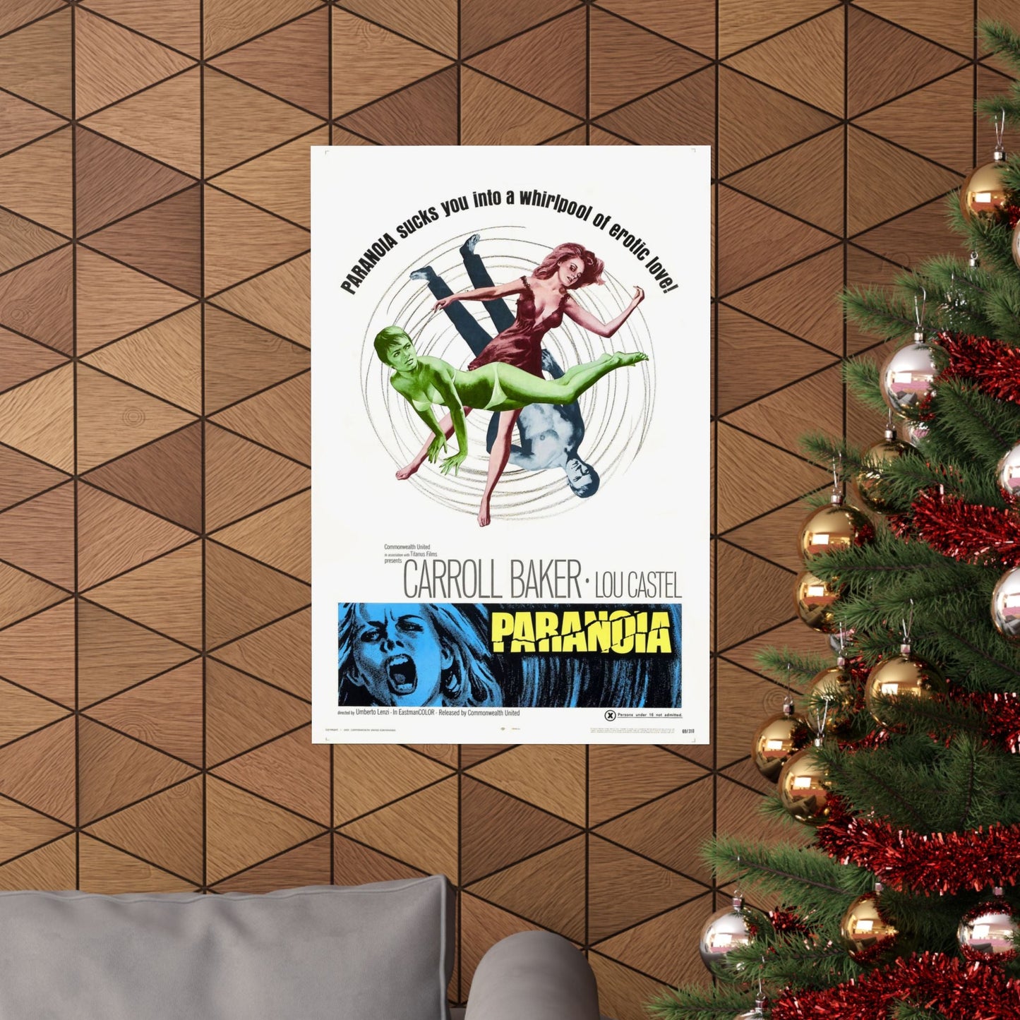 PARANOIA 1969 - Paper Movie Poster-The Sticker Space