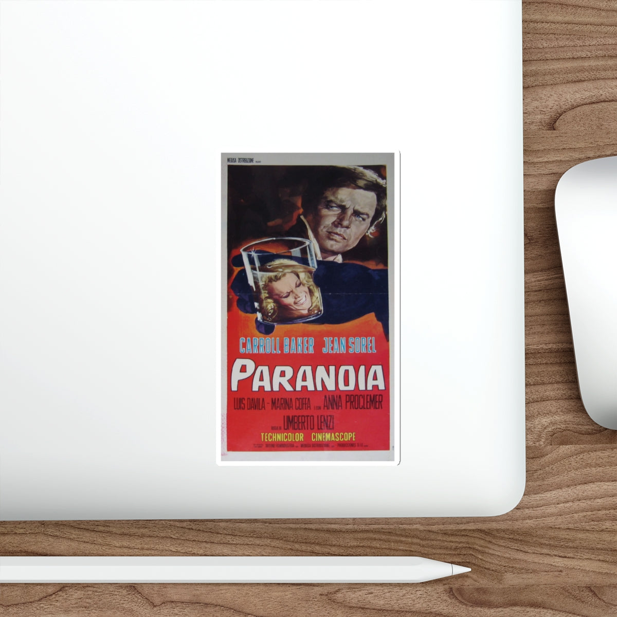 PARANOIA 1970 Movie Poster STICKER Vinyl Die-Cut Decal-The Sticker Space