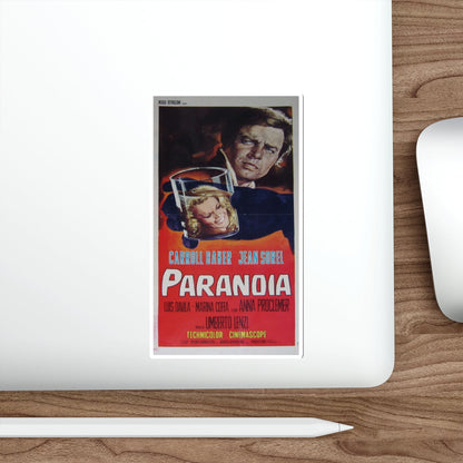 PARANOIA 1970 Movie Poster STICKER Vinyl Die-Cut Decal-The Sticker Space