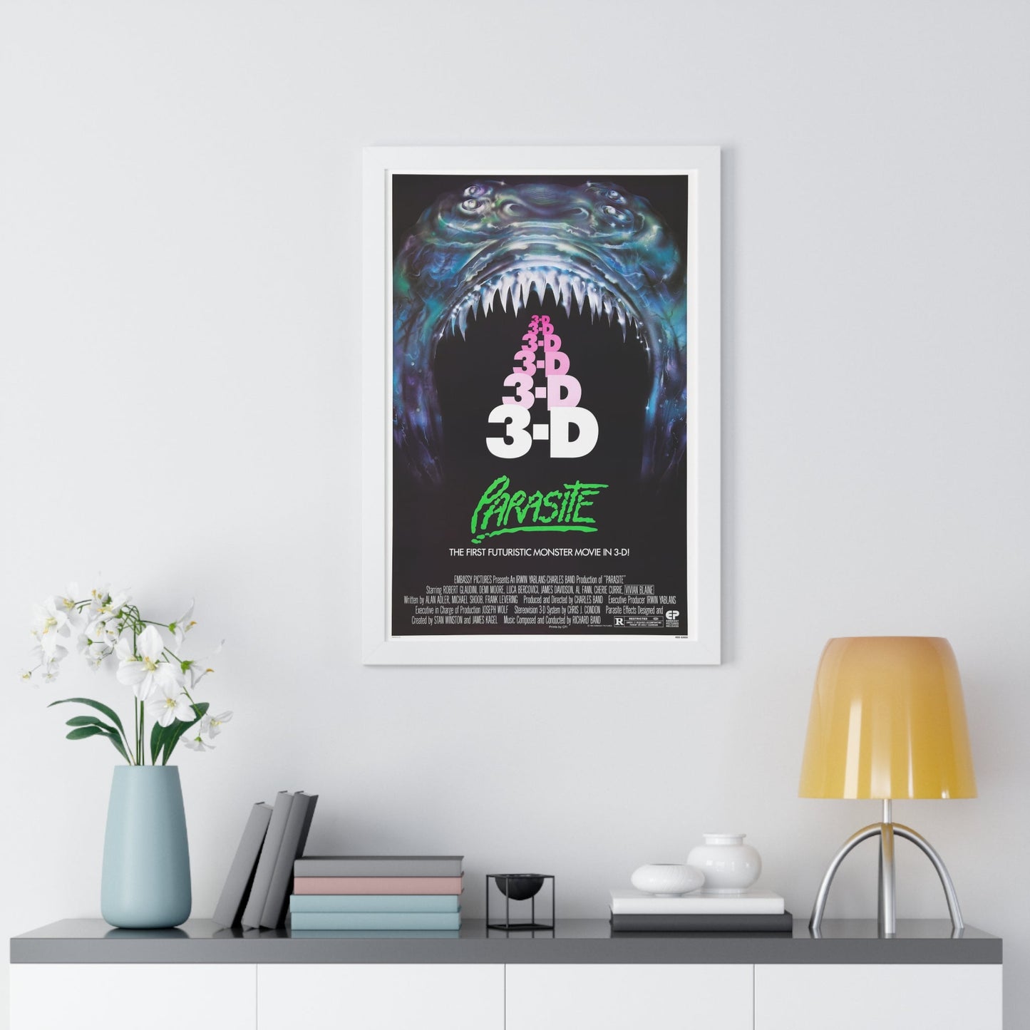 PARASITE 1982 - Framed Movie Poster-The Sticker Space