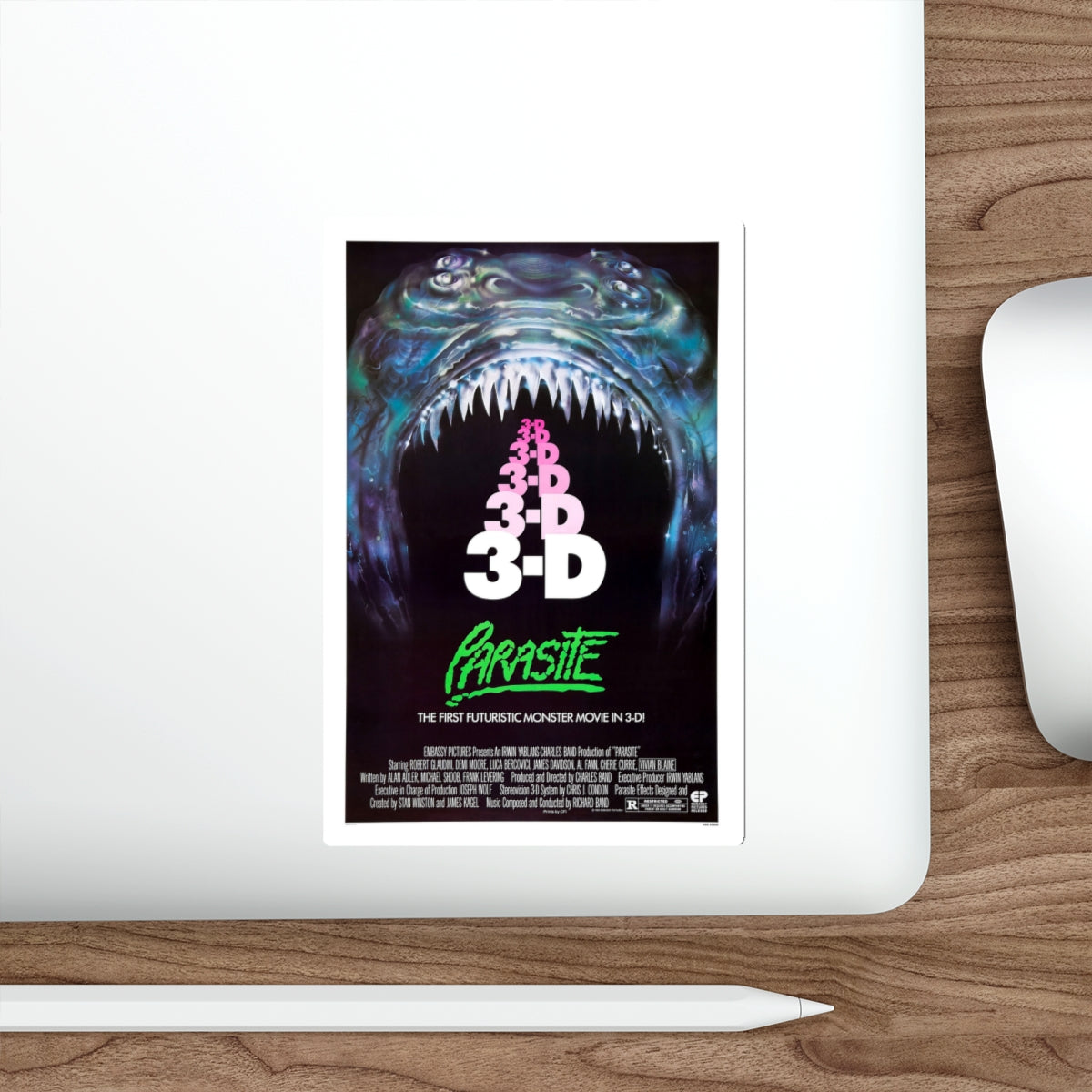 PARASITE 1982 Movie Poster STICKER Vinyl Die-Cut Decal-The Sticker Space