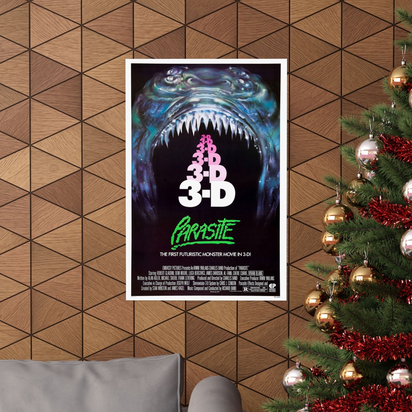 PARASITE 1982 - Paper Movie Poster-The Sticker Space