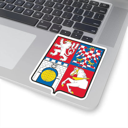 Pardubice Region CoA CZ (Czech Republic) (Coat of Arms) STICKER Vinyl Kiss-Cut Decal - The Sticker Space