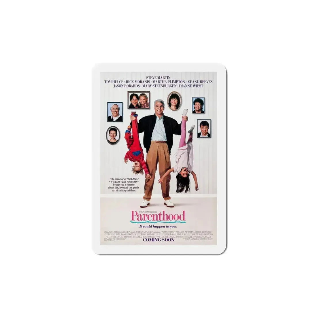 Parenthood 1989 Movie Poster Refrigerator Magnet 4 Inch - The Sticker Space