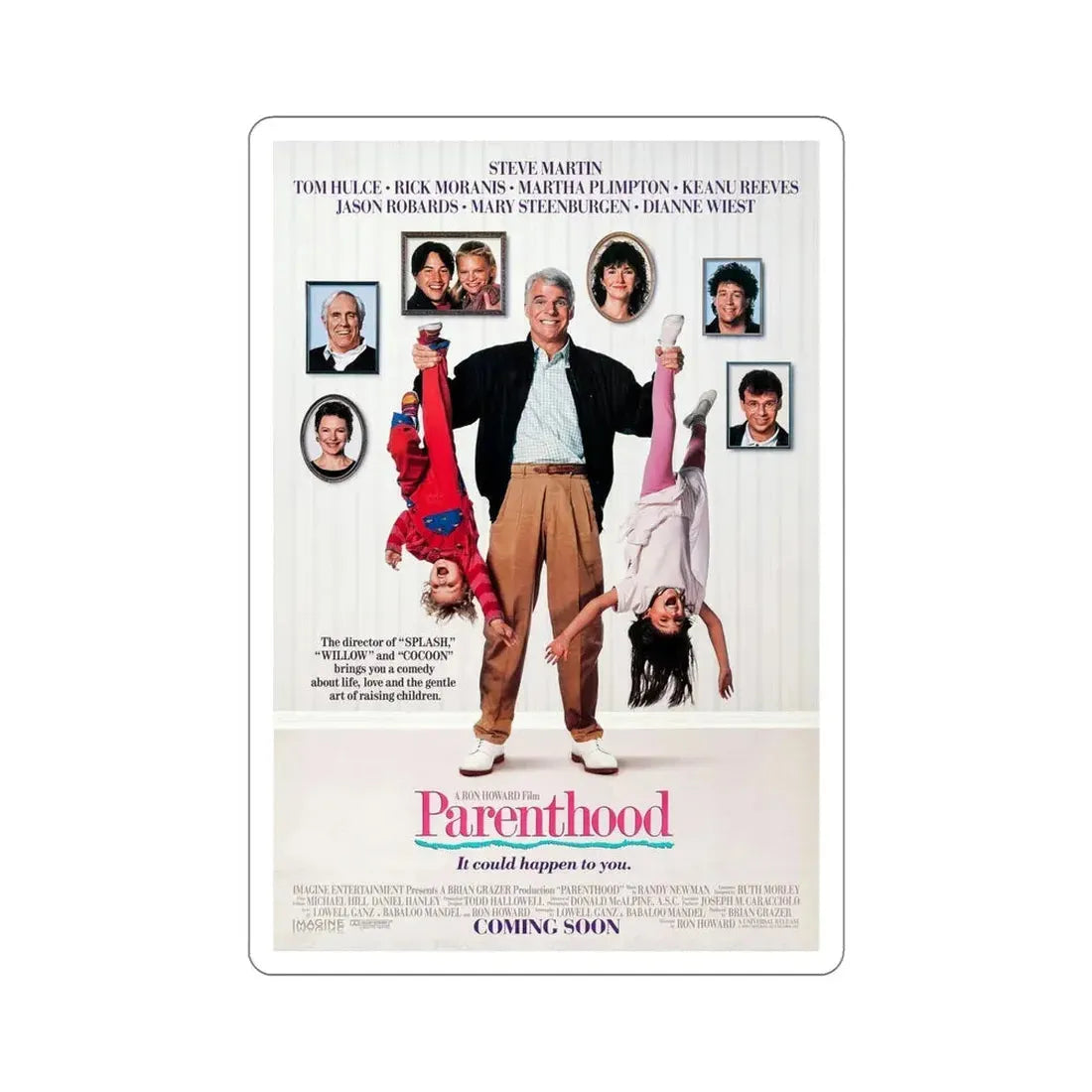 Parenthood 1989 Movie Poster STICKER Vinyl Die-Cut Decal - The Sticker Space