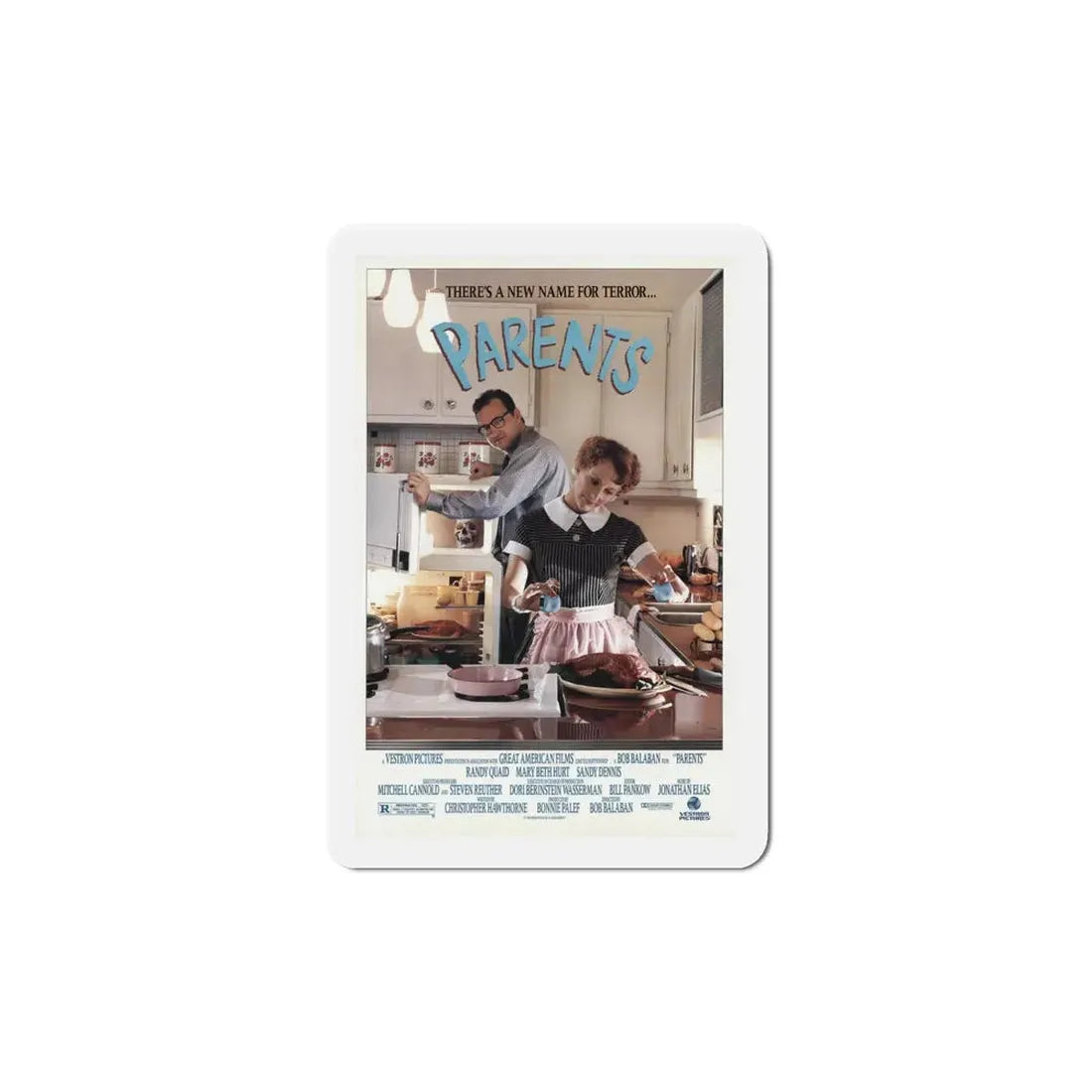 Parents 1989 Movie Poster Refrigerator Magnet 6 Inch - The Sticker Space