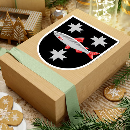 Parikkala.vaakuna.1956 (Finland) (Coat of Arms) STICKER Vinyl Kiss-Cut Decal - The Sticker Space