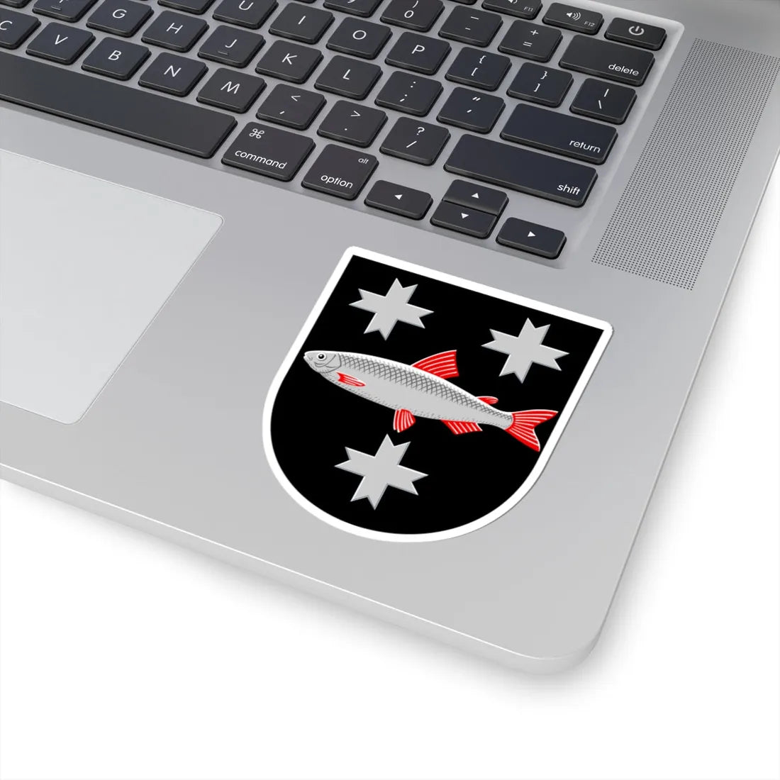 Parikkala.vaakuna.1956 (Finland) (Coat of Arms) STICKER Vinyl Kiss-Cut Decal - The Sticker Space