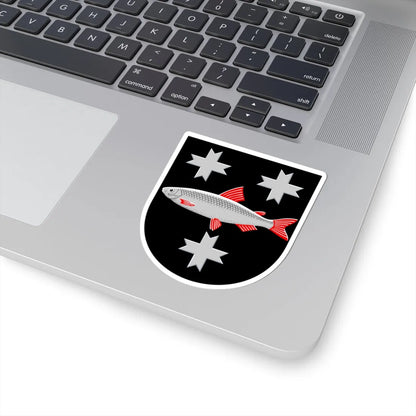 Parikkala.vaakuna.1956 (Finland) (Coat of Arms) STICKER Vinyl Kiss-Cut Decal - The Sticker Space