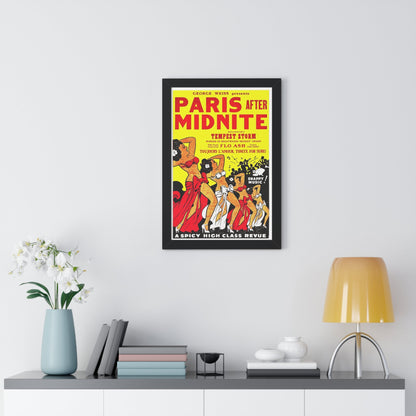 PARIS AFTER MIDNITE 1951 - Framed Movie Poster-The Sticker Space