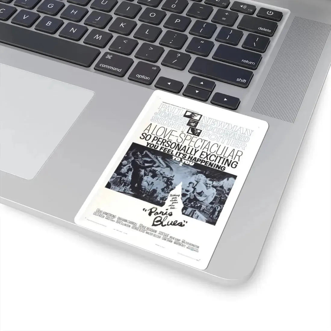 Paris Blues 1961 Movie Poster - STICKER Vinyl Kiss-Cut Decal - The Sticker Space