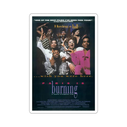 Paris is Burning 1991 Movie Poster STICKER Vinyl Die-Cut Decal 6 Inch - The Sticker Space