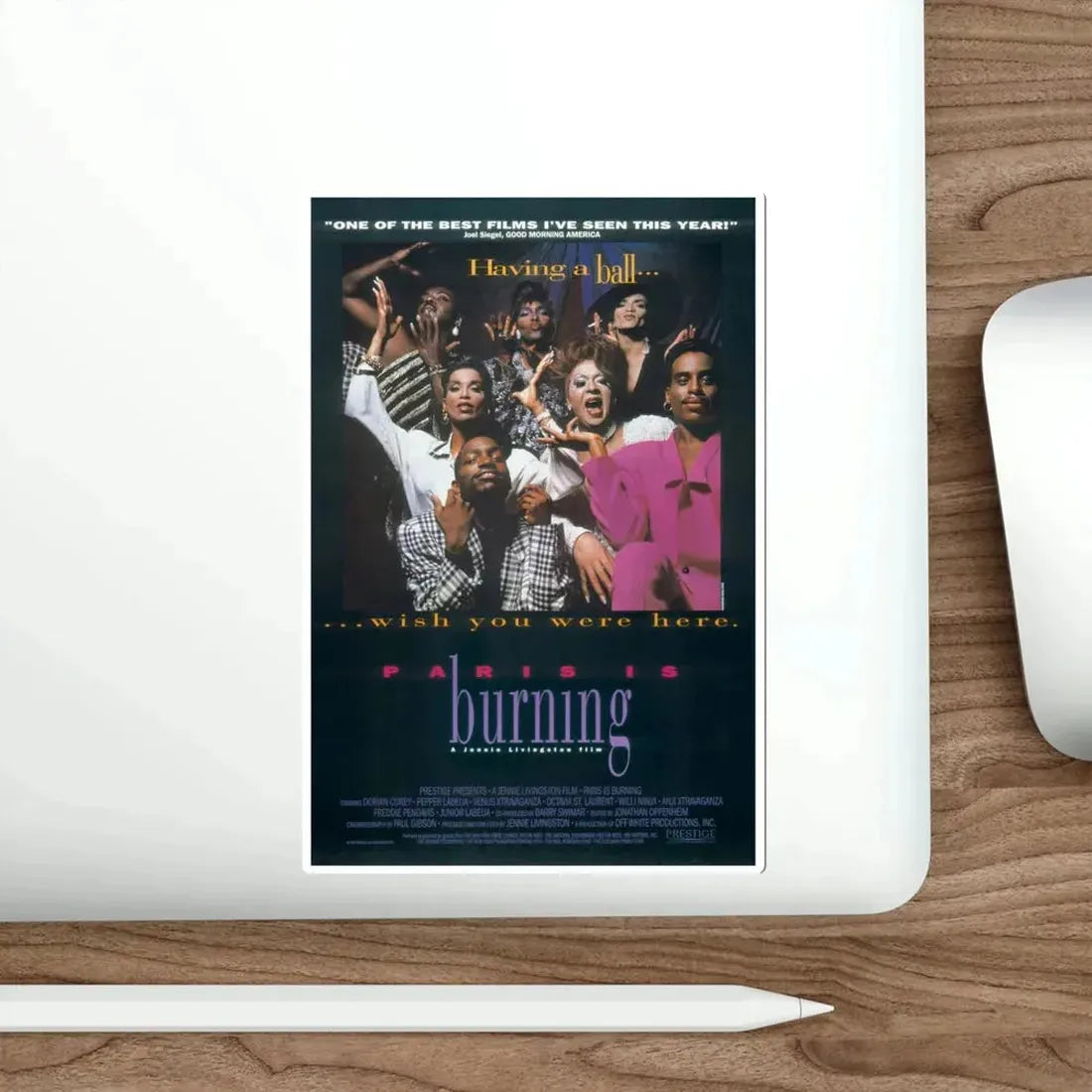 Paris is Burning 1991 Movie Poster STICKER Vinyl Die-Cut Decal - The Sticker Space