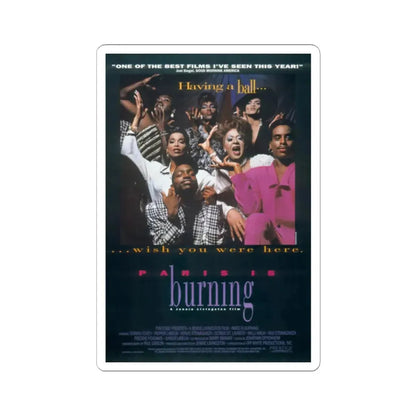 Paris is Burning 1991 Movie Poster - STICKER Vinyl Kiss-Cut Decal 2 Inch White - The Sticker Space