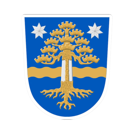 Parkano.vaakuna (Finland) (Coat of Arms) STICKER Vinyl Kiss-Cut Decal 2 Inch White - The Sticker Space