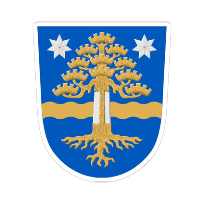 Parkano.vaakuna (Finland) (Coat of Arms) STICKER Vinyl Kiss-Cut Decal 6 Inch White - The Sticker Space