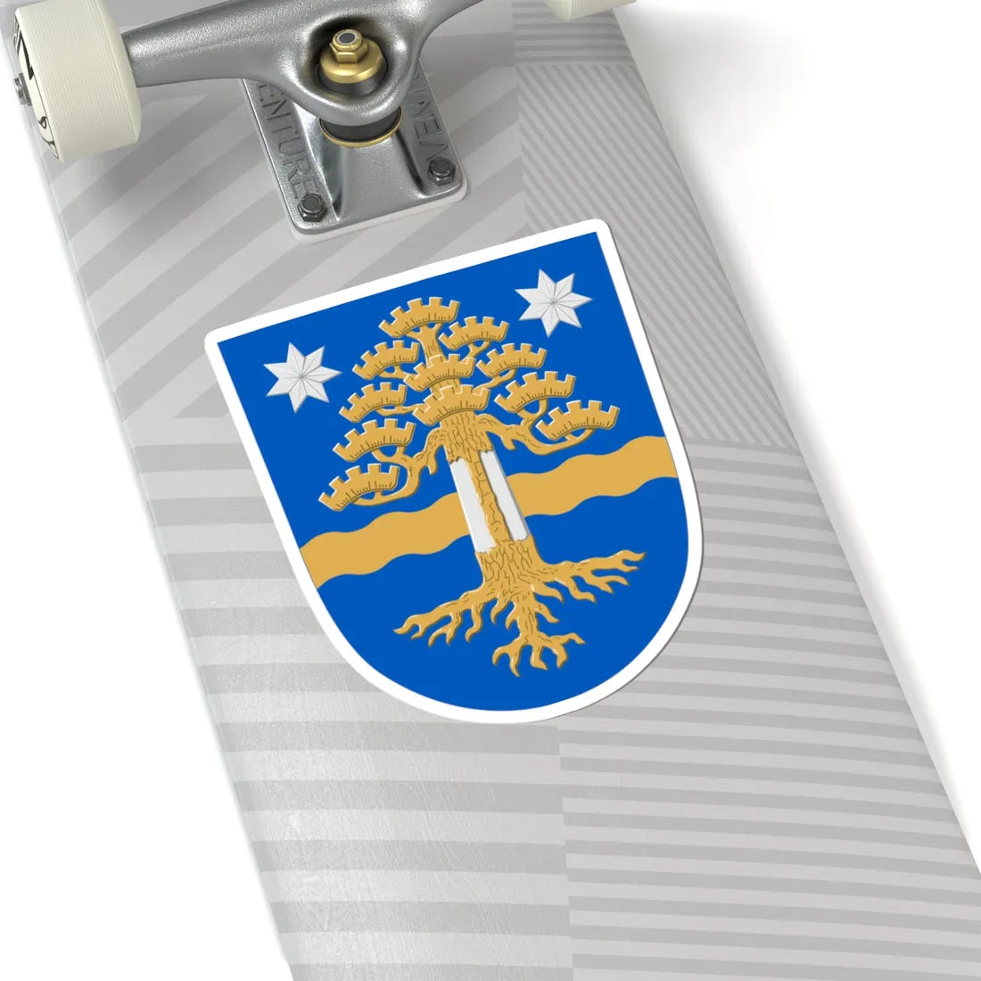 Parkano.vaakuna (Finland) (Coat of Arms) STICKER Vinyl Kiss-Cut Decal - The Sticker Space