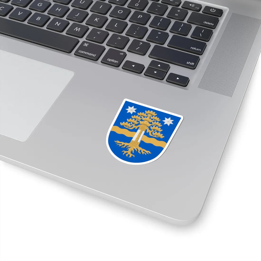 Parkano.vaakuna (Finland) (Coat of Arms) STICKER Vinyl Kiss-Cut Decal - The Sticker Space