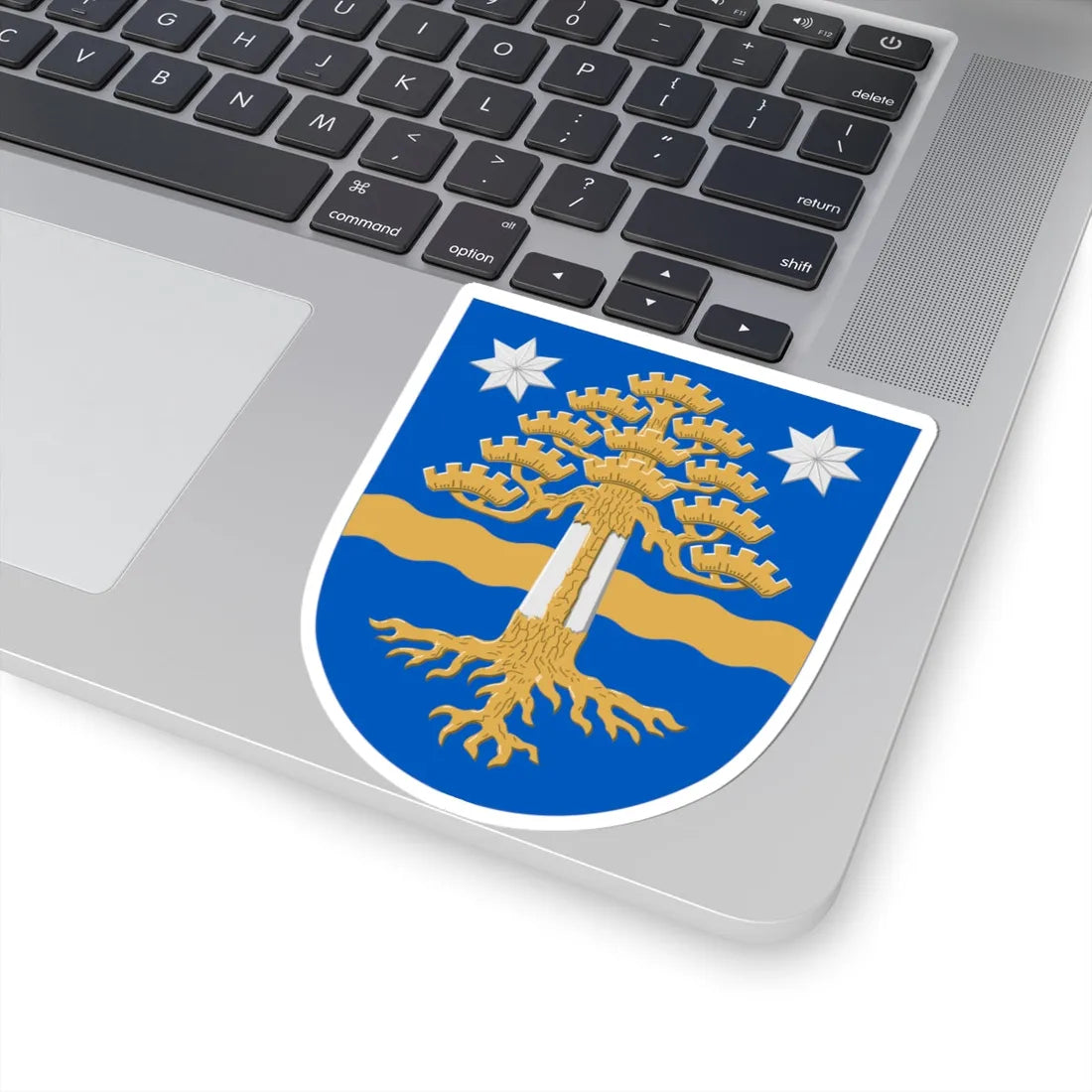 Parkano.vaakuna (Finland) (Coat of Arms) STICKER Vinyl Kiss-Cut Decal - The Sticker Space