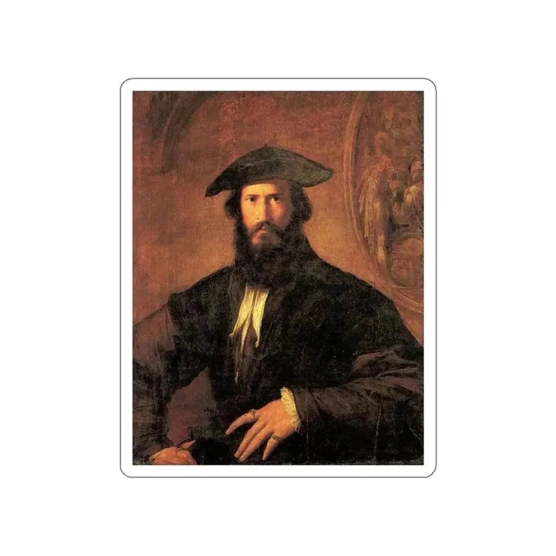 PARMIGIANINO - 5 (Artwork) STICKER Vinyl Die-Cut Decal White Die-Cut 4 Inch - The Sticker Space