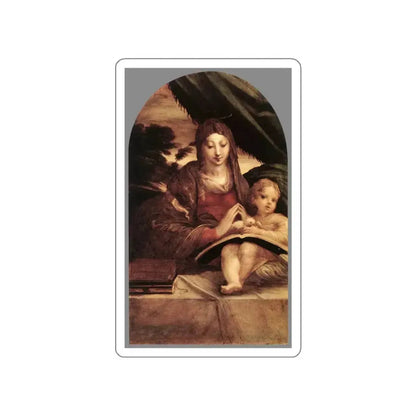 PARMIGIANINO - Madonna and Child (Artwork) STICKER Vinyl Die-Cut Decal White Die-Cut 6 Inch - The Sticker Space
