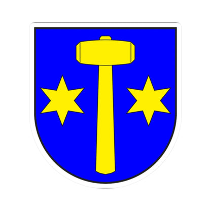 Parpan wappen (Switzerland) (Coat of Arms) STICKER Vinyl Kiss-Cut Decal 2 Inch White - The Sticker Space