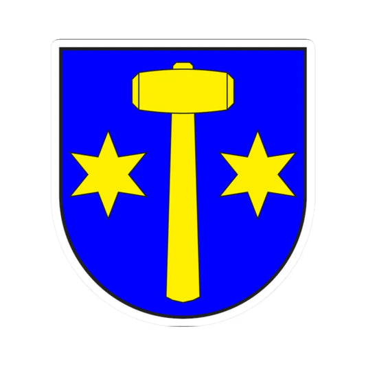 Parpan wappen (Switzerland) (Coat of Arms) STICKER Vinyl Kiss-Cut Decal 2 Inch White - The Sticker Space