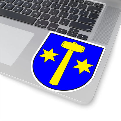 Parpan wappen (Switzerland) (Coat of Arms) STICKER Vinyl Kiss-Cut Decal - The Sticker Space