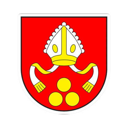 Parsonz wappen (Switzerland) (Coat of Arms) STICKER Vinyl Kiss-Cut Decal 2 Inch White - The Sticker Space