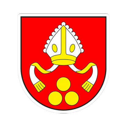 Parsonz wappen (Switzerland) (Coat of Arms) STICKER Vinyl Kiss-Cut Decal 3 Inch White - The Sticker Space