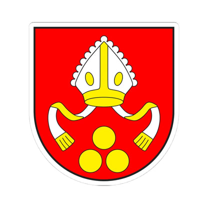 Parsonz wappen (Switzerland) (Coat of Arms) STICKER Vinyl Kiss-Cut Decal 4 Inch White - The Sticker Space