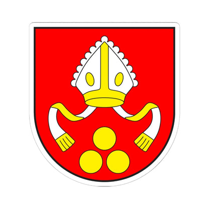 Parsonz wappen (Switzerland) (Coat of Arms) STICKER Vinyl Kiss-Cut Decal 6 Inch White - The Sticker Space