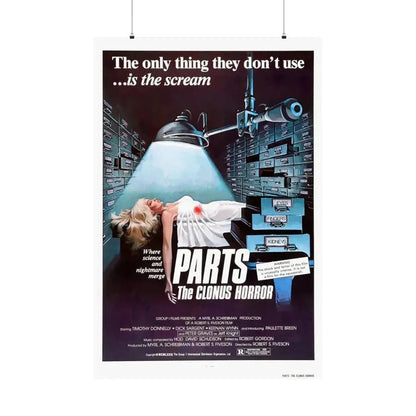 PARTS THE CLONUS HORROR 1979 - Paper Movie Poster 36" x 54" Matte - The Sticker Space