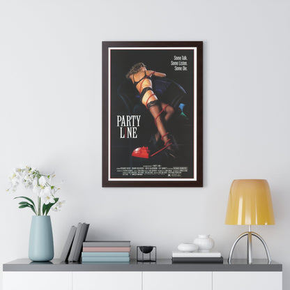 PARTY LINE 1988 - Framed Movie Poster-The Sticker Space