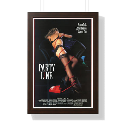 PARTY LINE 1988 - Framed Movie Poster-16″ x 24″-The Sticker Space