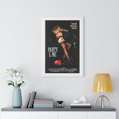 PARTY LINE 1988 - Framed Movie Poster-The Sticker Space