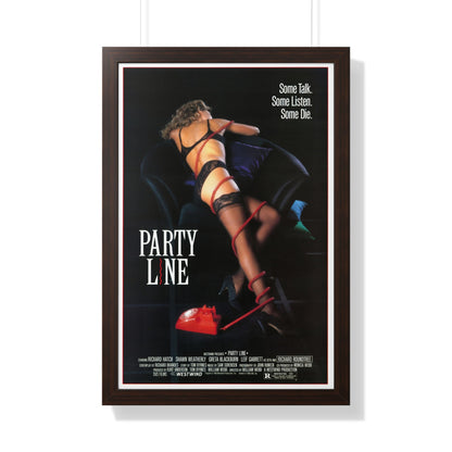 PARTY LINE 1988 - Framed Movie Poster-20" x 30"-The Sticker Space