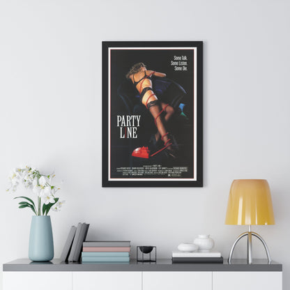 PARTY LINE 1988 - Framed Movie Poster-The Sticker Space